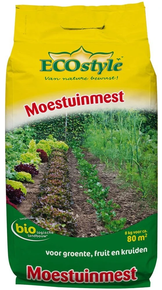ECOstyle Moestuinmest 8 kg ECOstyle Moestuinmest 8 Kg -Plantenverzorgings Winkel ecostyle moestuinmest 8 kg 1614086425 l
