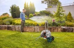 GARDENA Slangenwagen Metaal AquaRoll M Set (20m) -Plantenverzorgings Winkel gardena slangenwagen metaal aquaroll m set 20m 1619704840 l