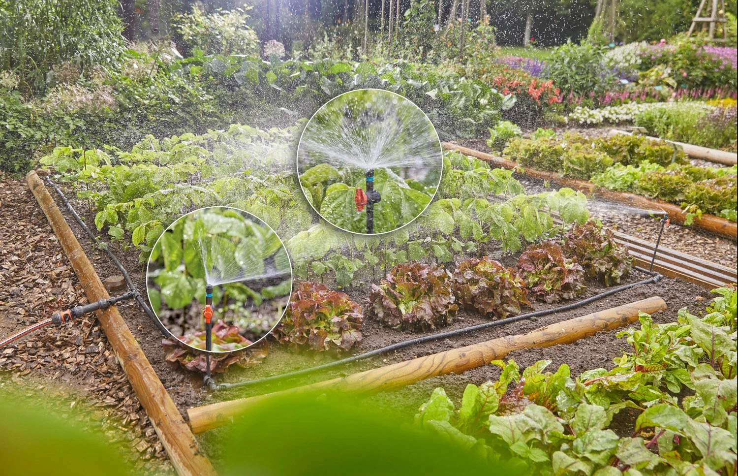 GARDENA Micro-Drip-System startset bloembed GARDENA Micro-Drip-System Startset Bloembed -Plantenverzorgings Winkel gardena startset micro drip system bloembed 1500x967 640af4fa8260b l