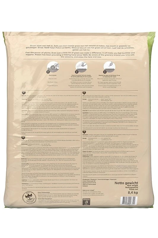Pokon Bio Gazonmest 8,4kg voor 125m² Pokon Bio Gazonmest 8,4kg Voor 125m² -Plantenverzorgings Winkel pokon bio gazonmest 125m2 1614005864 l