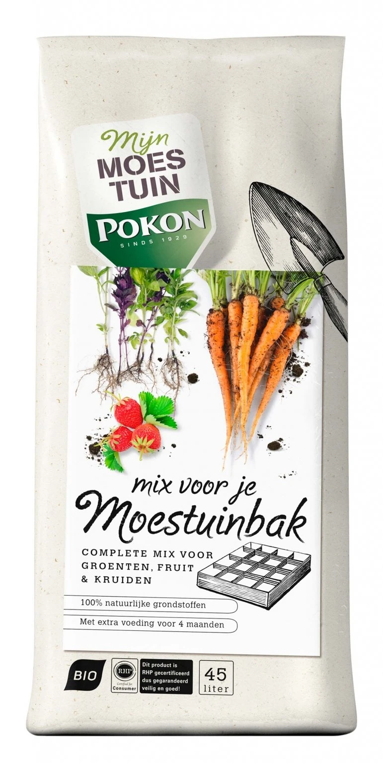 Pokon Bio Mix voor je Moestuinbak 45L Pokon Bio Mix Voor Je Moestuinbak 45L -Plantenverzorgings Winkel pokon mix voor je moestuinbak 45l 1582799401 l